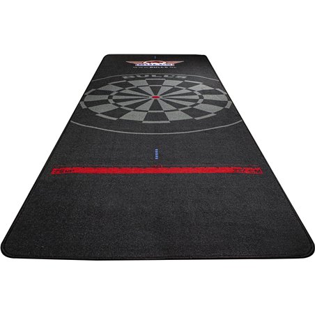 Bull's Dart Mat (Carpet) Black 300x95cm • Dartwebshop.nl