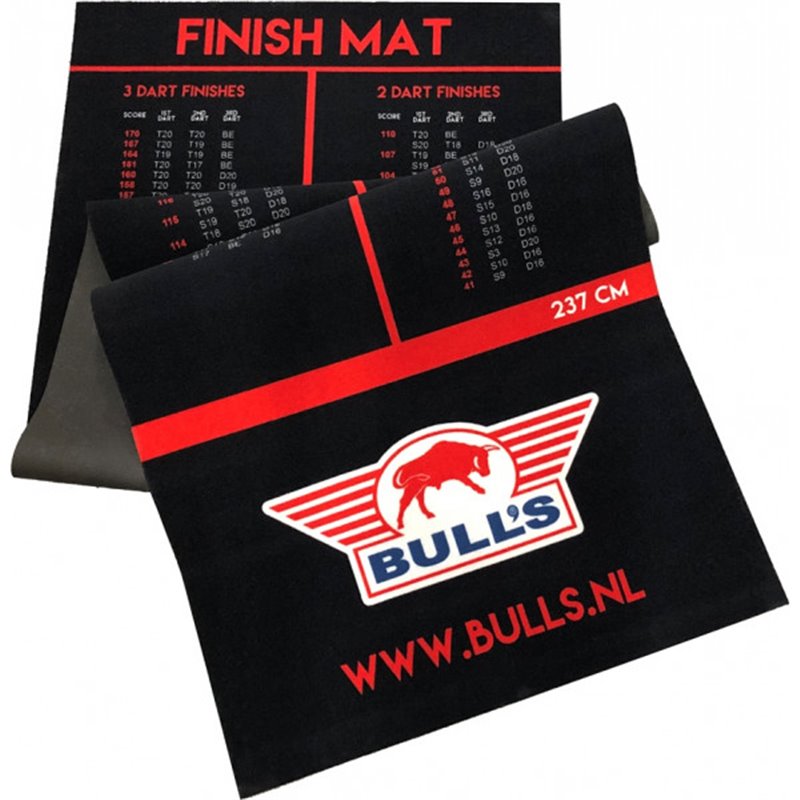 Bull's Dart Mat Finishmat 300x60cm + oche • Dartwebshop.nl