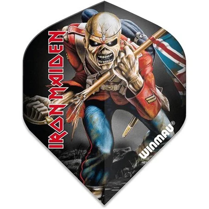 Winmau Rhino Rock Legends - Iron Maiden Trooper • Dartwebshop.nl