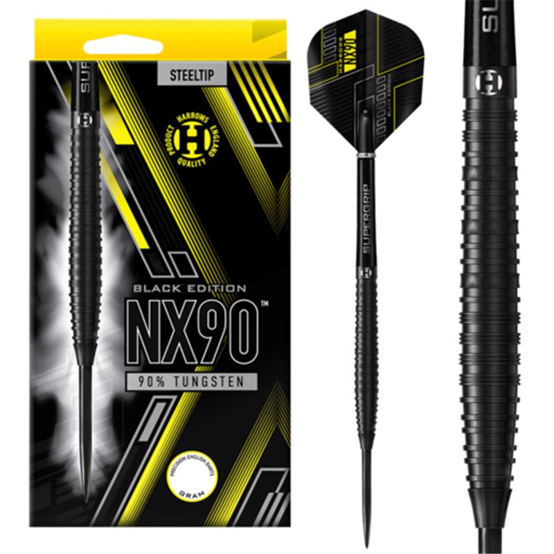 Harrows NX90 Black Edition 90% • Dartwebshop.nl