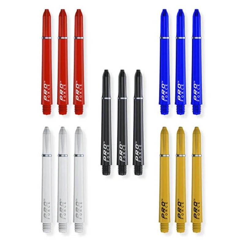 Winmau Pro Force shafts collection • Dartwebshop.nl