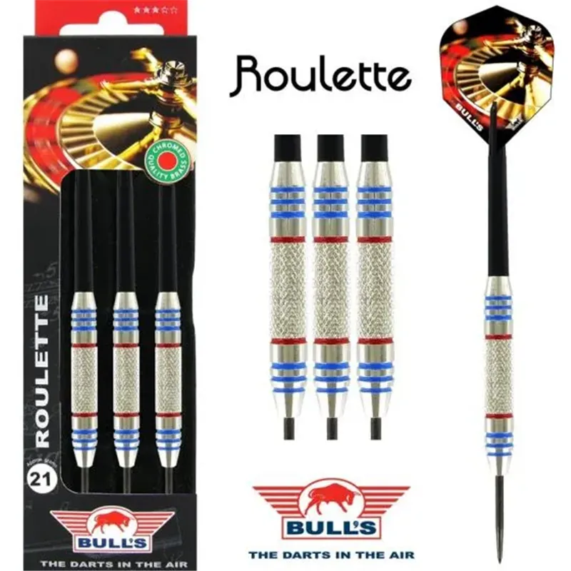 Bull's Roulette Brass dartpijlen | Dartpijlen | Dartwebshop.nl
