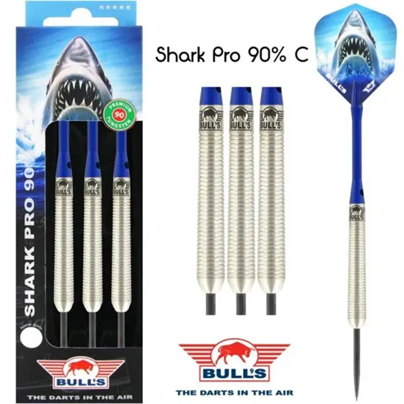 Bull's Shark Pro Ultra Light 90% dartpijlen | Dartpijlen | Dartwebshop.nl