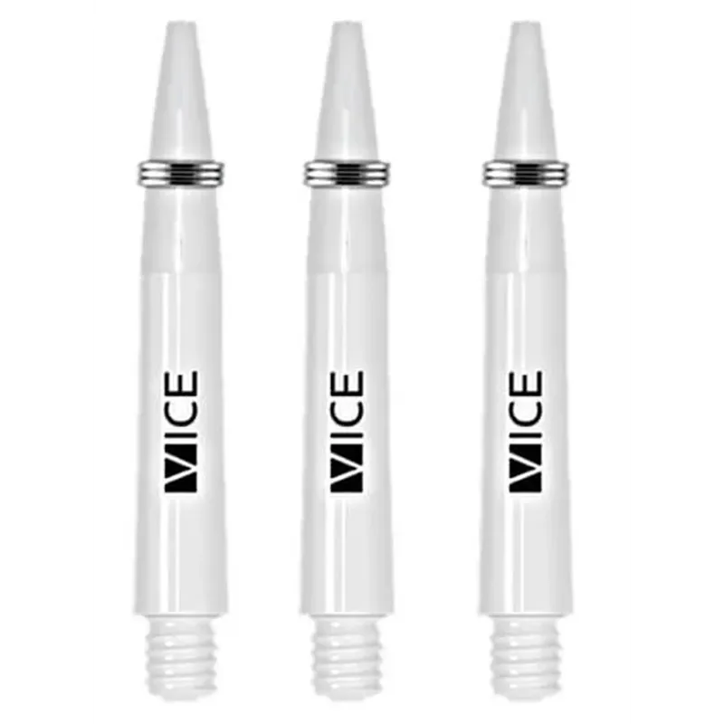 One80 shafts Vice White (short) | Sale | Dartwebshop.nl