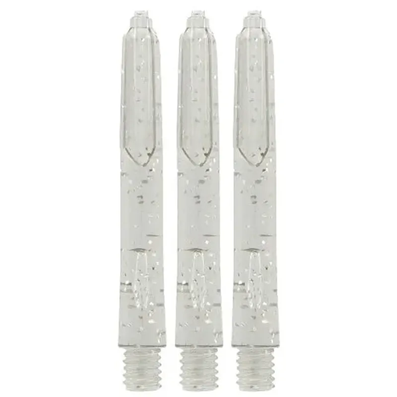 Bull's Shafts Glowlite Clear (short) | Sale | Dartwebshop.nl