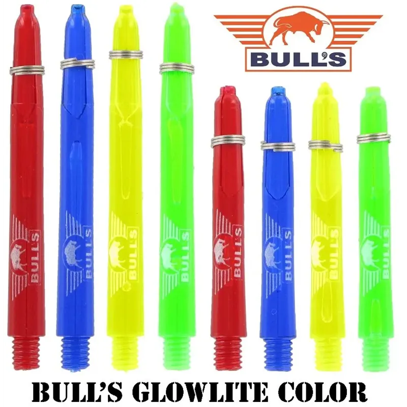 Bull's Shafts Glowlite Clear (short) | Sale | Dartwebshop.nl