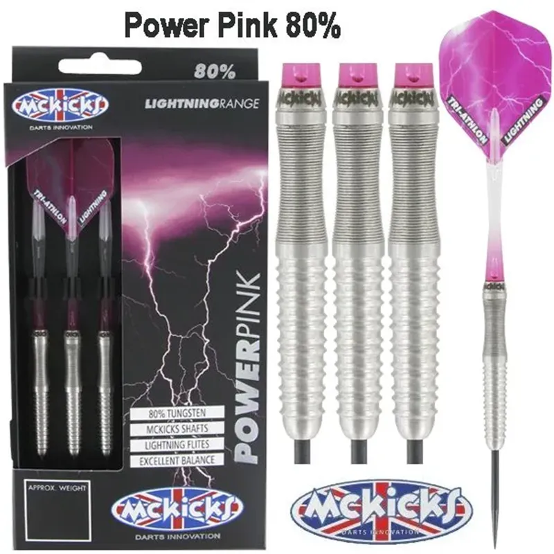 McKicks Power Pink 80% | Dartpijlen | Dartwebshop.nl