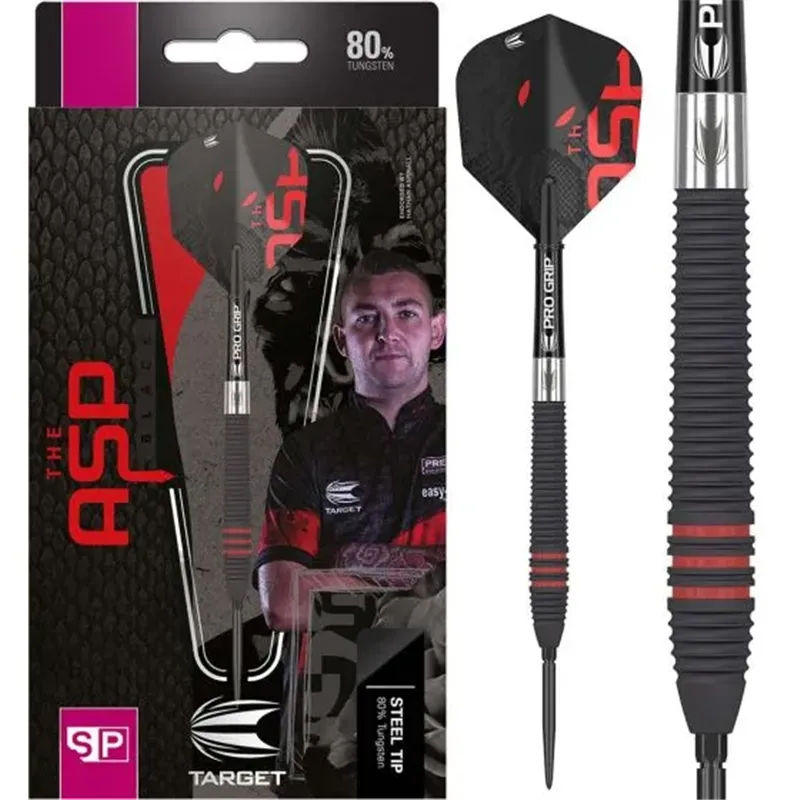 Target Nathan Aspinall Black Swiss 80% | Darts | Dartwebshop.nl