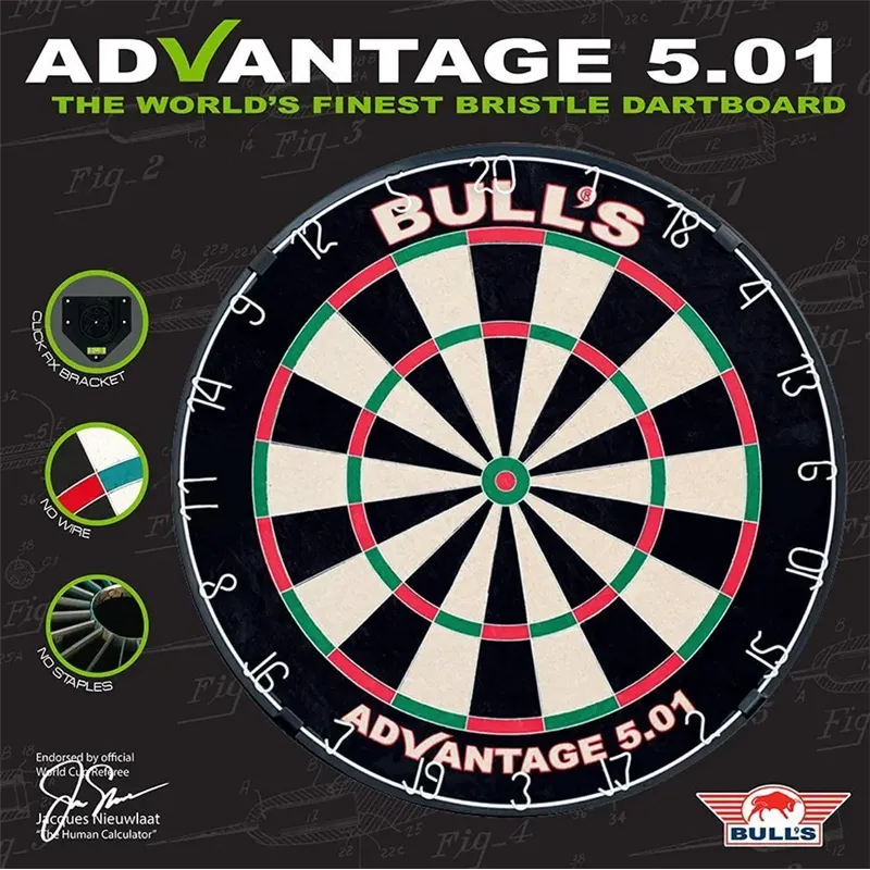 Bull's Dartbord Advantage 501 | Dartborden | Dartwebshop.nl