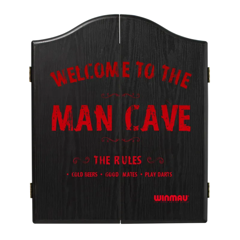 Winmau kabinet Man Cave Deluxe | Surroundringen | Dartwebshop.nl