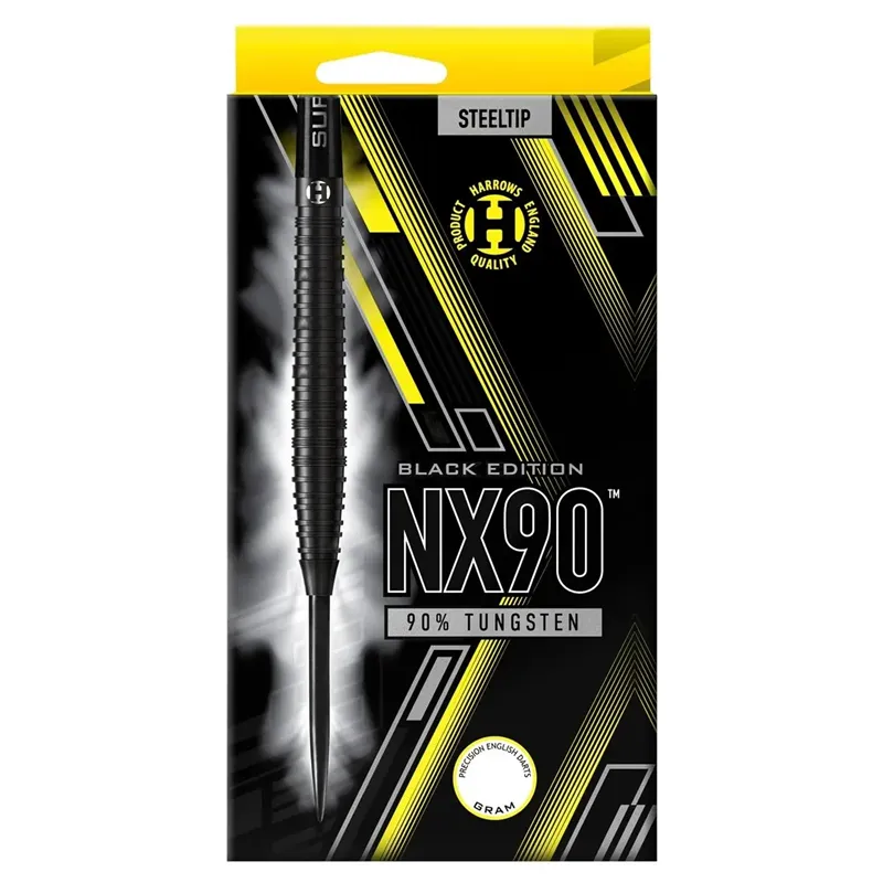Harrows NX90 Black Edition 90% | Dartpijlen | Dartwebshop.nl