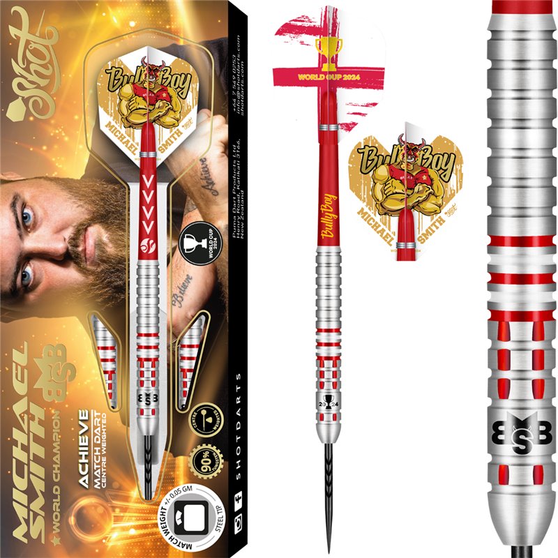 Shot Michael Smith Achieve 90% | World Cup 2024 Edition | Darts | Dartwebshop.nl