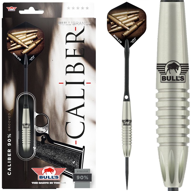 Bull's Caliber Grooved 90% dartpijlen | Dartpijlen | Dartwebshop.nl