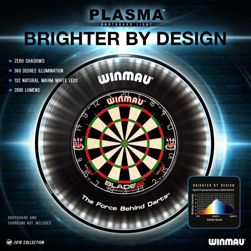 Winmau Plasma LED Dartboard Lighting • Dartwebshop.nl