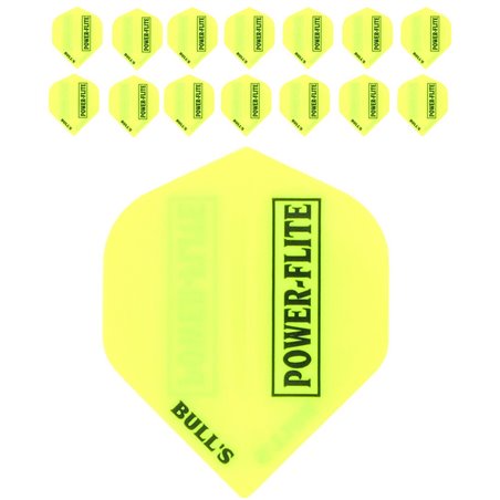 Bull's flights Powerflite Yellow (5-pack) • Dartwebshop.nl