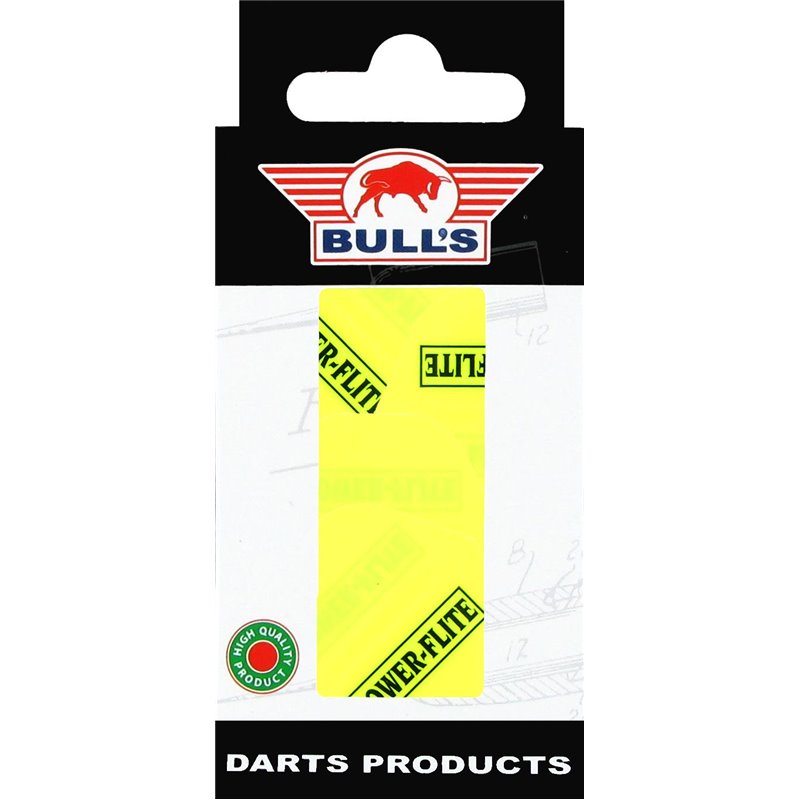 Bull's flights Powerflite Yellow (5-pack) • Dartwebshop.nl